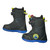 Used Burton ZIPLINE BOA Boys Snowboard Boots Black Junior 04 11362-S000157830 View 1