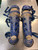 Used Easton STEALTH Catchers Leg Guards Royal Blue Adult 11868-S000061236 View 1