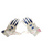 Used Under Armour FREEDOM FB Gloves White/Red/Navy LG 11866-S000021417 View 2