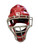Used Wilson RED CATCHER HELMET Catchers Helmet w/Mask Red SM 11884-S000043364 View 2