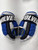 Used Fischer CENTRAL WOLVES Senior Hockey Gloves Royal Blue 13" 11891-S000299189 View 1
