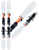 Used LINE TOM WALLISCH SHORTY 139 cm kids twin tip skis View 1
