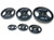 New olympic weight plate, grip plate, dark grey finish, fits 2 inch bars, sold per pound View 1