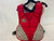 Used Mizuno CHEST PROTECTOR Catchers Chest Protector Red Intermed 11523-S000154135 View 1