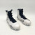 Used Under Armour HIGHLIGHT Adult FB Cleats White And Navy Blue Senior 8.5 11805-S000057215 View 3
