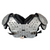 Used Schutt 12-13 Football Shoulder Pads Grey Small 11218-S000398790 View 2