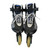 Used Nike MAX AIR Senior Rec Fitness Skates Black Senior 8 11820-S000039075 View 3