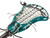 Used Nike AL6000 Womens Complete Lacrosse Stick Grey 42.5" w/ Nike Arise Head 11731-S000136182 View 5