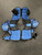 Used Schutt XV FLEX SKILL SP FB Shoulder Pads Grey SM 11726-S000278985 View 4