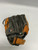 Used Wilson A0350ML11 BB/SB Glove RH Throw Charcoal And Orange 11" 11892-S000010187 View 2