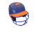 Used BoomBah BBH2-JR Batting Helmet w/Mask Orange S/M 11760-S000074052 View 1
