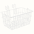 New Retrospec Apollo Lite Steel Bike Basket- White 11798-41R5397 View 1