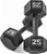 New 25# CAP HEX DUMBBELL BLACK (EACH) 11147-CAPSDB2IS-025 View 1