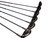 Used XXIO Dunlop 2010 Womens Golf Iron Set RH 7I-PW + AW + SW w/ MP600K 44g Shafts 11731-S000136934 View 2