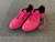 Used Nike TIEMPO Soccer Cleats Neon Pink Junior 03 11614-S000211531 View 1