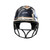 Used Worth TOXIC LPBHT 6.5 - 7.5 Batting Helmet w/Mask Navy Blue MD 11760-S000074319 View 2