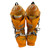 Used Tecnica DIABLO RACE 90 Mens DH Ski Boot Orange 235 MP - J05.5 - W06.5 11484-S000277544 View 2