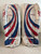 Used Reebok 7K Goalie Leg Pads Junior White 28 1/2" 11857-S000090504 View 1