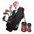 Snake Eyes Golf Junior 8-Piece Golf Set Ages 9-12 Black/Red RH View 1