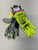 Used HYBRID BB/SB Batting Gloves Black And Optic Yellow LG 11835-C000193475 View 1