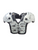 Used Rawlings MOMENTUM PADS YOUTH FB Shoulder Pads White LG 11617-S000323716 View 1