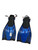Used US Divers FLIPPERS Water Swim Accessory Black And Carolina Blue 11347-S000245525 View 1