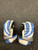 Used STX SULTRA LAX Goalie Gloves M Royal Blue 13" 11162-S000427460 View 1