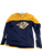 Used NASHVILLE PREDATORS JERSEY Hockey Tops Junior Navy Blue And Yellow LG 11613-S000158789 View 1