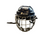 Used CCM FLI 3D Helmet Cage Combo Navy Blue SM View 1