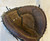Used Mizuno VINTAGE MVT C011 Baseball Catchers Mitt RH Throw Brown And Black 33" 11750-S000204568 View 6
