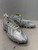 Used Adidas ADIZERO Afterburner Baseball Cleats Size 9 - White/Grey 11835-C000193873 View 2