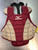 Used Mizuno SAMURAI Catchers Chest Protector Maroon Intermed 11868-S000052282 View 1