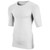 New Half Sleeve Compression Shirt-White Large View 1