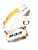 Used CCM EFLEX 5.9 Senior Goalie Catcher Yellow 11860-S000290933 View 2