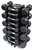 TROY 8 SIDED RUBBER ENCASED DUMBBELL 50LB 10242-TRYSD-050R View 2