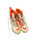 Used Nike FORCE Adult FB Cleats Orange Senior 10 11479-S000394107 View 3