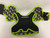 Used WinnWell AMP 500 Youth Shoulder Pads Black And Neon Green SM 11855-S000185002 View 5