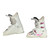 Used Tecnica RJ Girls DH Ski Boot White And Pink 215 MP - J03 11947-S000160306 View 2
