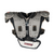 Used Schutt TORNADO Adult Football Shoulder Pads Grey Medium 11218-S000403179 View 2