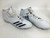 Used Adidas ADIZERO 6.0 MID DMO SR 14 FB CLEATS Adult FB Cleats White Senior 14 11752-S000065411 View 1