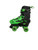 Used RollerDerby ROLLER DERBY Junior Roller Quad Skates Green Adjustable 11847-S000026743 View 1