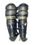 Used Easton ELITE X Catchers Leg Guards Navy Blue Youth 11143-S000125123 View 1
