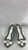 Used New Balance 3000 BB/SB Cleats Grey Senior 13 11871-S000016262 View 3