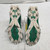 Used Under Armour HIGHLIGHT Jr FB Cleats Green And White Junior 04 11651-S000399410 View 3
