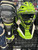 Used BoomBah GREEN/NAVY 3PC SET Catchers Helmet w/Mask Black And Green MD 11906-S000171783 View 1