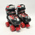 Used RollerDerby TURBO RTX Child Roller Quad Skates Black Adjustable 11805-S000062008 View 4