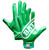 New YOUTH GREEN DOUBLE THREAT RECEIVER FOOTBALL GLOVES 11834-BAT9324Y View 1