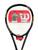 Used Wilson TWO BLK 110 Adult Tennis Racquet Black 4 1/4" View 1