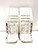 Used CCM E4.9 Goalie Leg Pads Junior White 29" 11860-S000292546 View 1