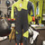 Used Quiksilver Junior Full Suit Kelly green JR 10 11781-S000038839 View 1
